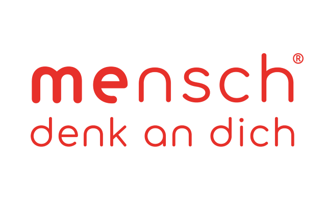 Mensch Denk An Dich Logo Red Copyright Signatur Klein